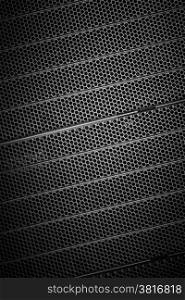closeup of seamless metallic grid