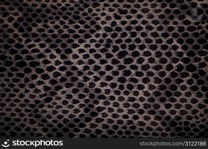 Closeup of snake Skin Leather Texture.