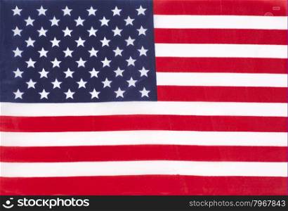 Closeup of United States of America flag.American flag background