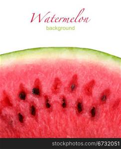 closeup of watermelon