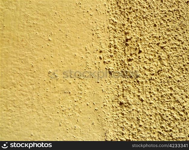 closeup on a section of yellow texture
