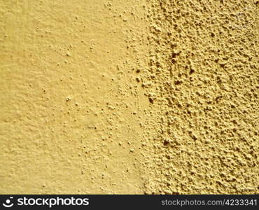 closeup on a section of yellow texture