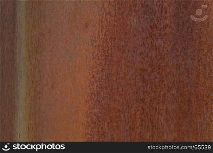 Closeup photo of a rusting metal surface.