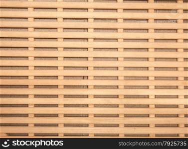 Closeup photo of brown wooden grid