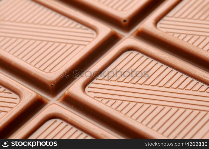 closeup picture of a chocolate brick
