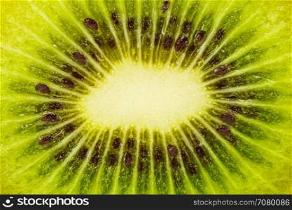 Closeup picture of Kiwi Fruit