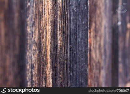 Closeup picture of old rustic wooden planks