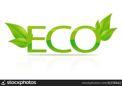 closeup picture or illustration of eco sign