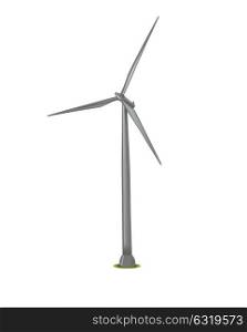 closeup picture or illustration of wind turbine