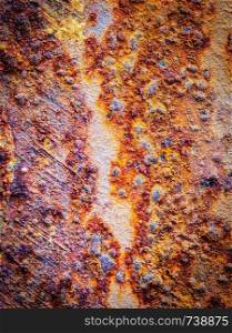 Closeup rusty of metal grunge texture background.