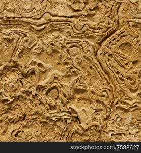 closeup sand texture on the beach