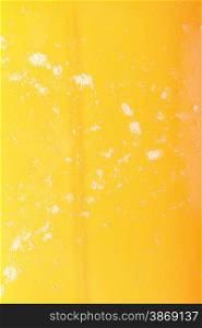 closeup - yellow motor oil with bubbles texture background