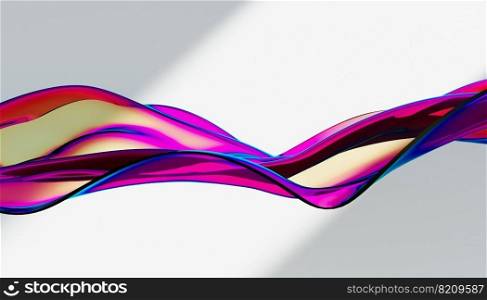 Cloth fabric gradient waves abstract background. Iridescent glass wavy surface. Liquid surface, ripples, reflections. 3d render illustration. Cloth fabric gradient waves abstract background. Iridescent glass wavy surface. Liquid surface, ripples, reflections. 3d render illustration.