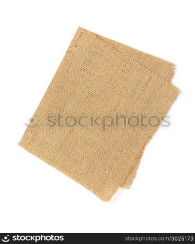 cloth napkin isolated on white background