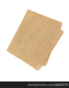cloth napkin isolated on white background