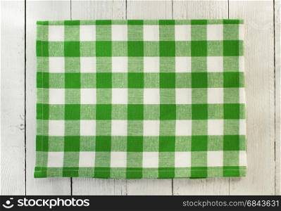 cloth napkin on wood. cloth napkin on wooden background