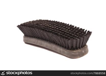 clothes cleaning brush isolated on white background