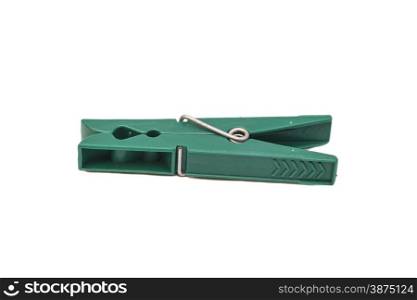 clothes peg on a white background