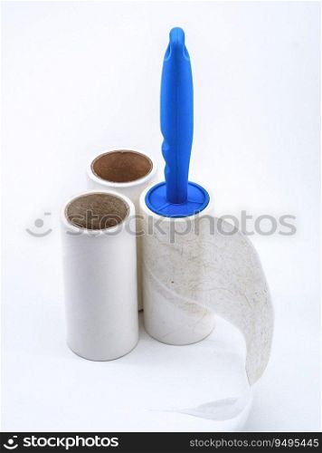 Clothing Wool Cleaner Roller. Pet hair on clothes. Sticky tape to remove hair from clothing.. Clothing Wool Cleaner Roller. Pet hair on clothes.