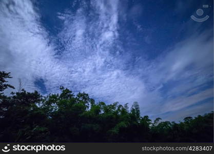 Cloud at night