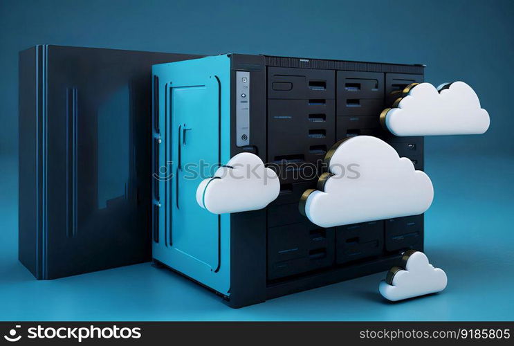 Cloud computing and cloud-based servers. Generative AI.