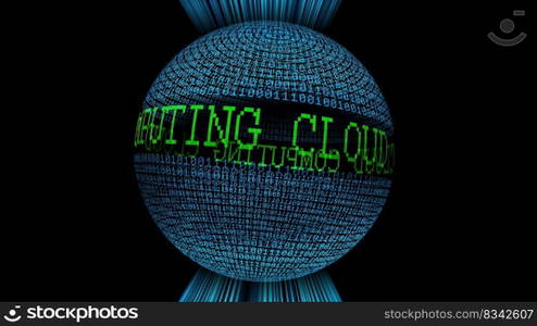 Cloud computing binary data sphere