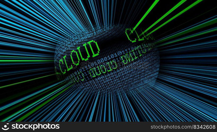 Cloud computing binary data sphere