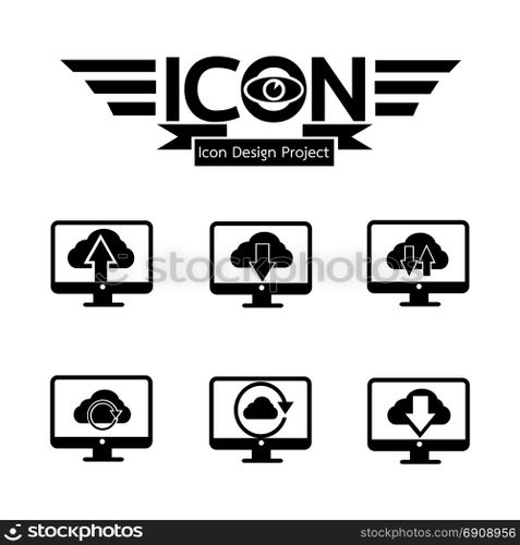 Cloud computing icon