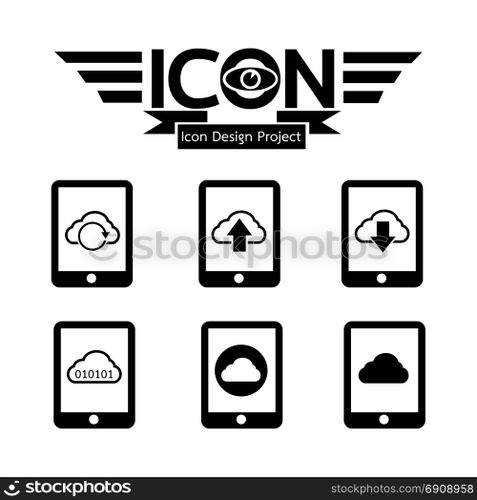 Cloud computing icon