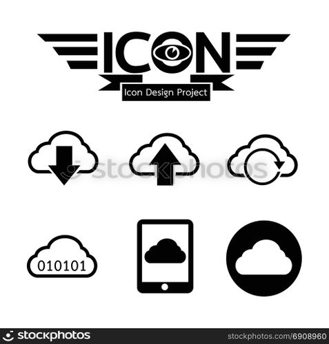 Cloud computing icon