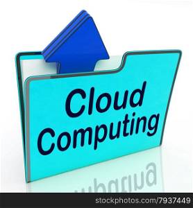 Cloud Computing Showing Computer Network And Ftp