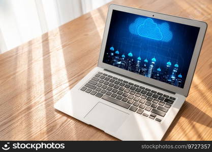 Cloud computing software for modish remote work and personal data storage. Cloud computing software for modish remote work