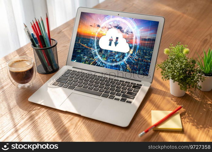 Cloud computing software for modish remote work and personal data storage. Cloud computing software for modish remote work