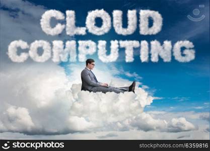 Cloud computing storage in IT concept