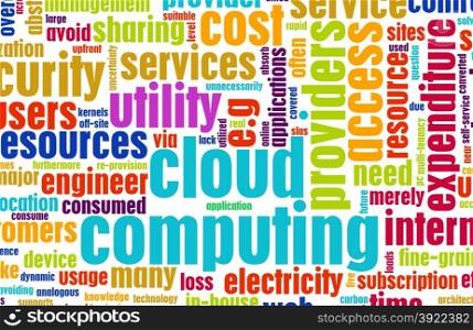 Cloud Computing Technology Concept as a Abstract. Cloud Computing