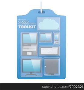 Cloud Computing Toolkit In Hanging Box - 3D Render&#xA;Note: All Devices design and all screen interface graphics in this series are designed by the contributor himself.