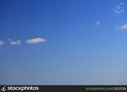 cloud in blue sky nobody nature background