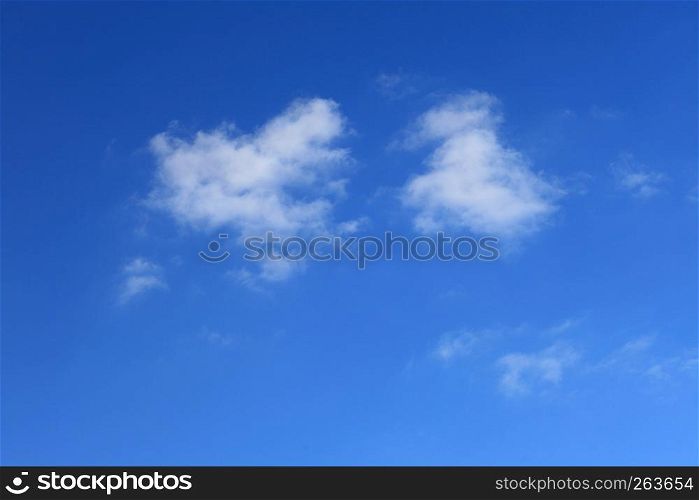 cloud in blue sky nobody nature background