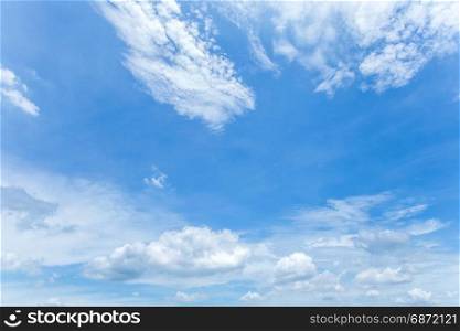 cloud on blue sky