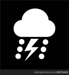 Cloud rain icon