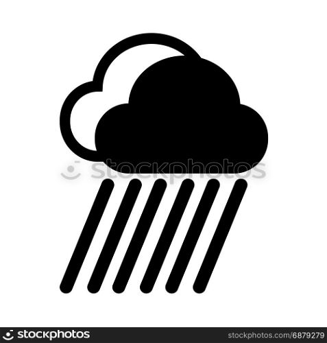 Cloud rain icon