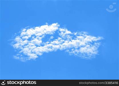 cloud the blue sky