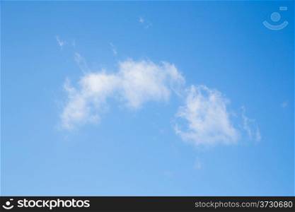 Cloud with sunnt sky background