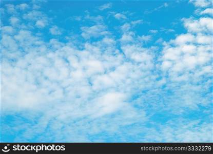 Clouds and sky can be used for background