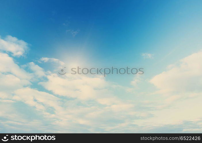 Clouds and sky. Clouds and sky. Natural day summer background. Clouds and sky