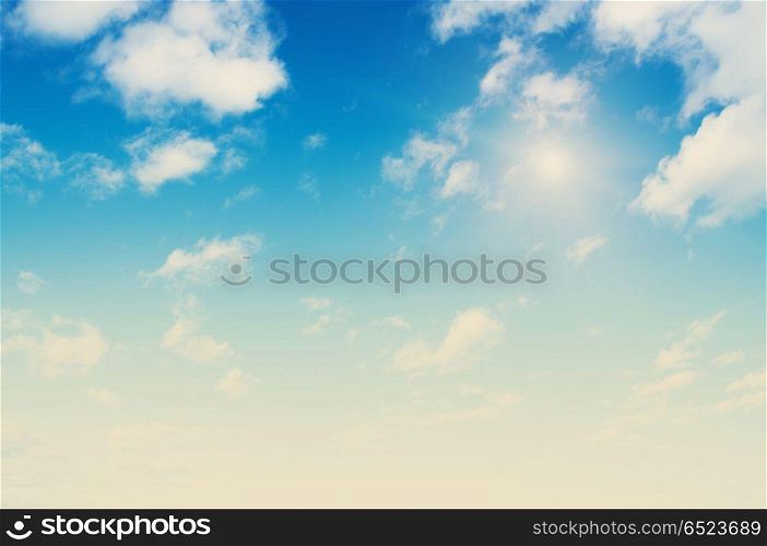 Clouds and sky. Clouds and sky. Natural day summer background. Clouds and sky