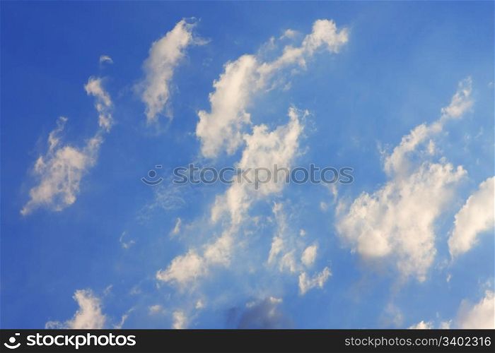 Clouds and sky image collection - taken in different periods from one sight.