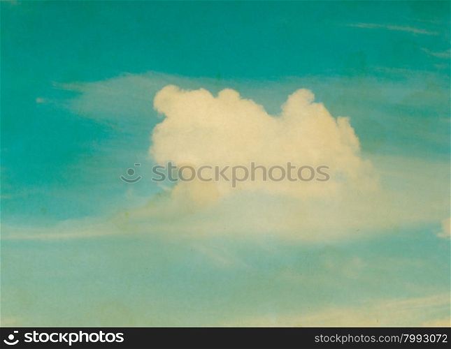 clouds as vintage sky background