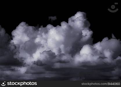 Clouds at night