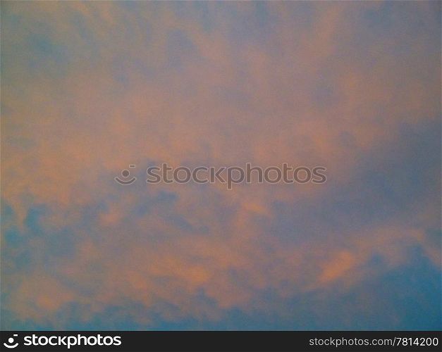 clouds at sunset as a background